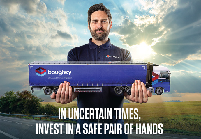 Boughey safe pair of hands avert by Intermedia B2B marketing agency