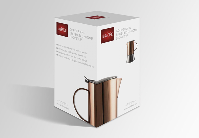 La Cafetière product package designed by Intermedia – the B2B marketing agency