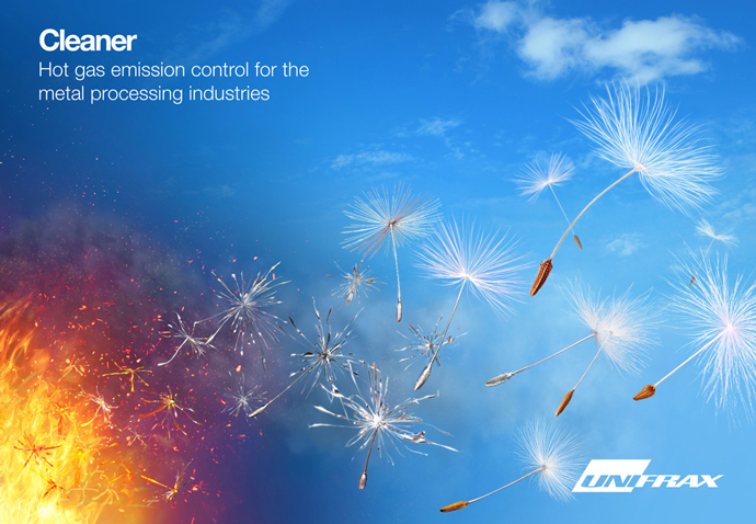 Unifrax's 'Cleaner' advert featuring the metal dandelion concept created by the advertising team at Intermedia