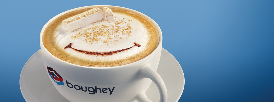 Cappuccino Truck' conceptual advert created for Boughey Distribution by Intermedia Total Marketing Solutions